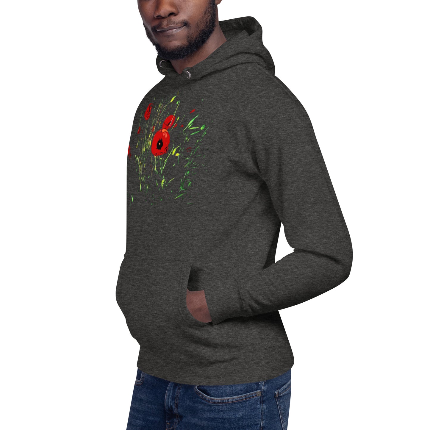Field of Red Poppy Flowers Unisex Hoodie