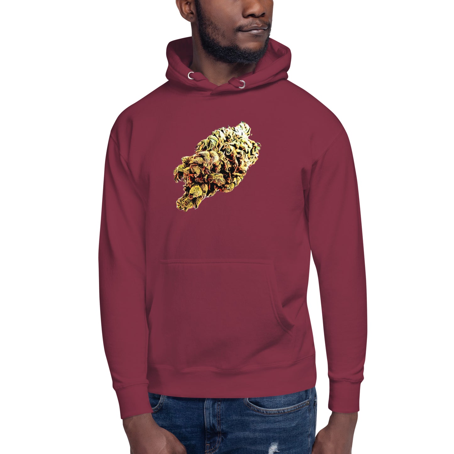Homegrown Haze Cannabis Flower Unisex Hoodie