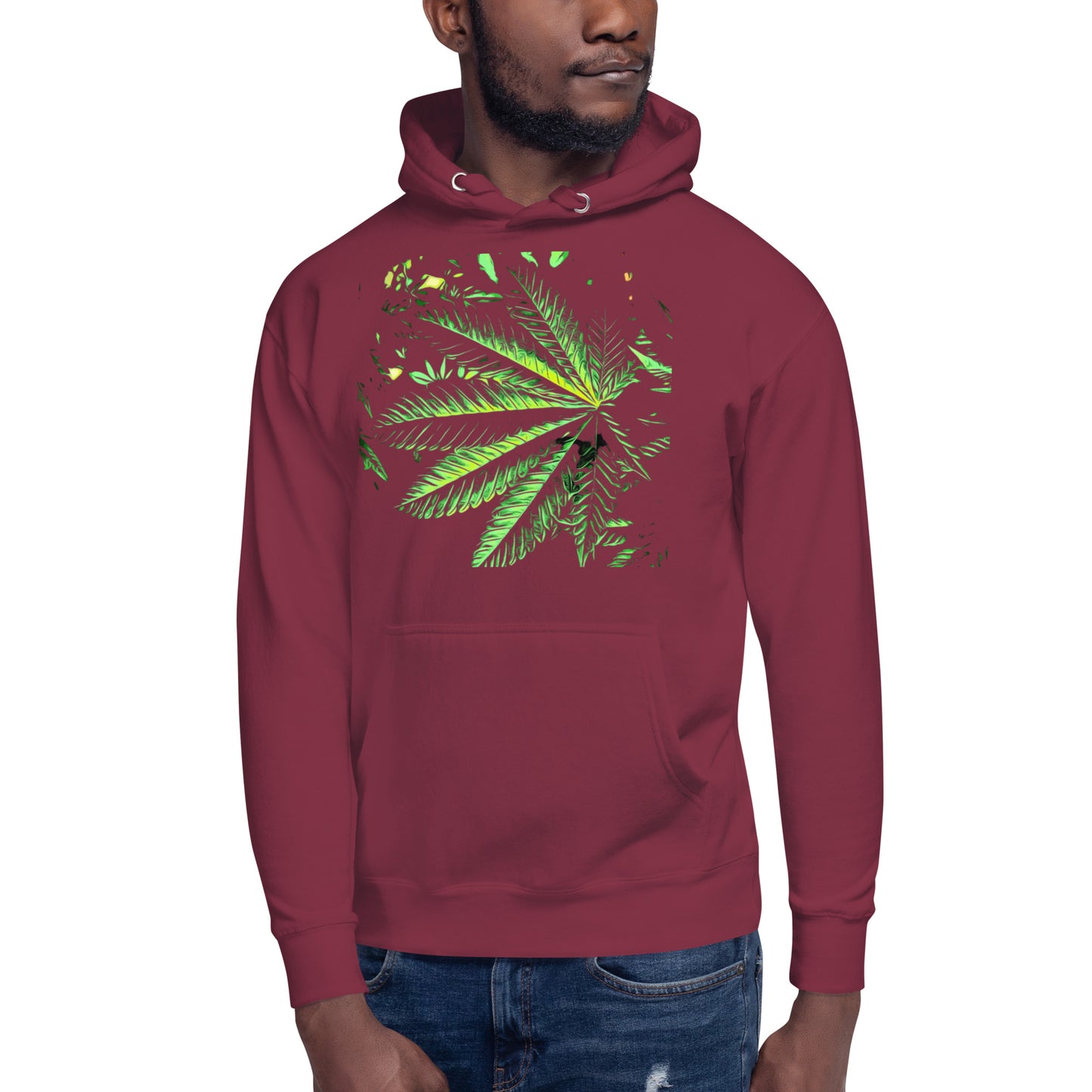 Biggest Cannabis Leaf Unisex Hoodie