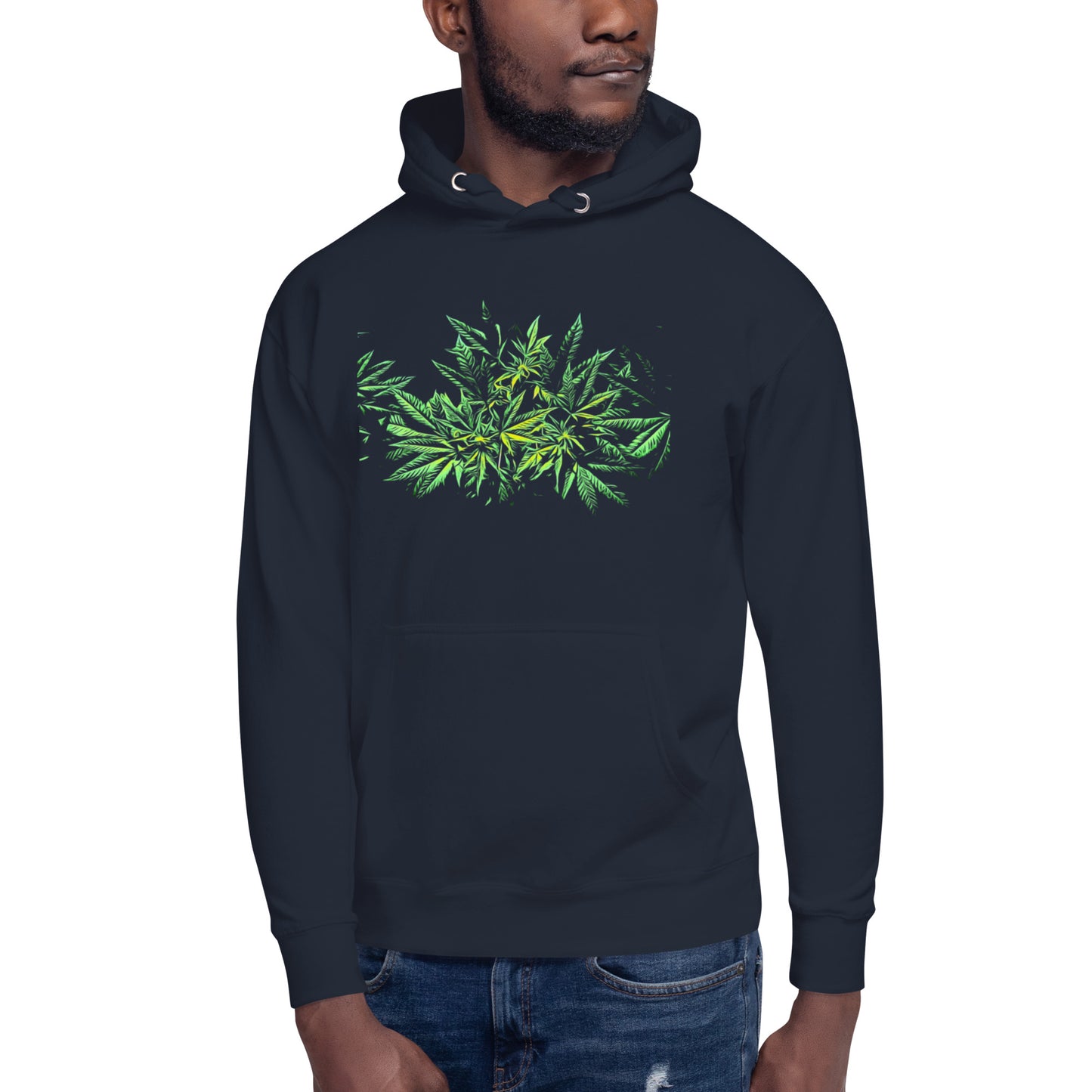Flowering Hybrid Cannabis Plant Unisex Hoodie