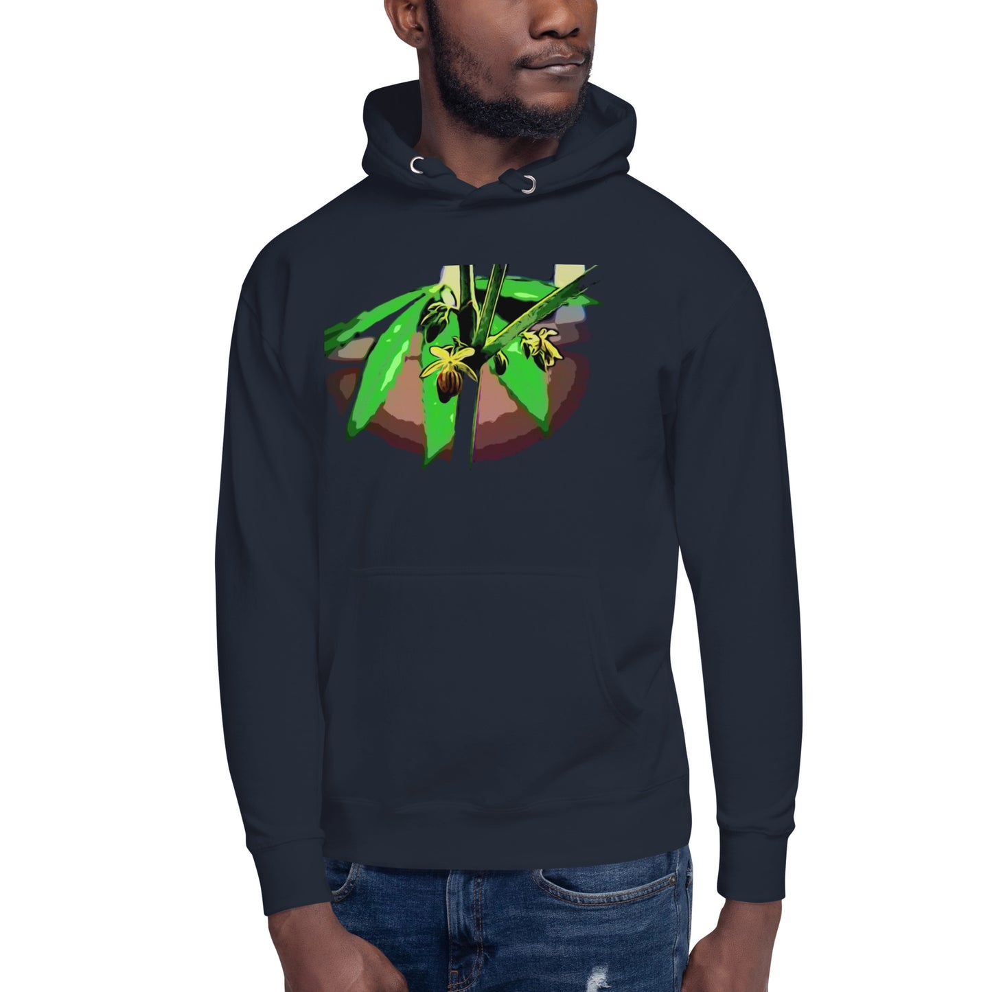 Male Flowering Cannabis Plant Unisex Hoodie