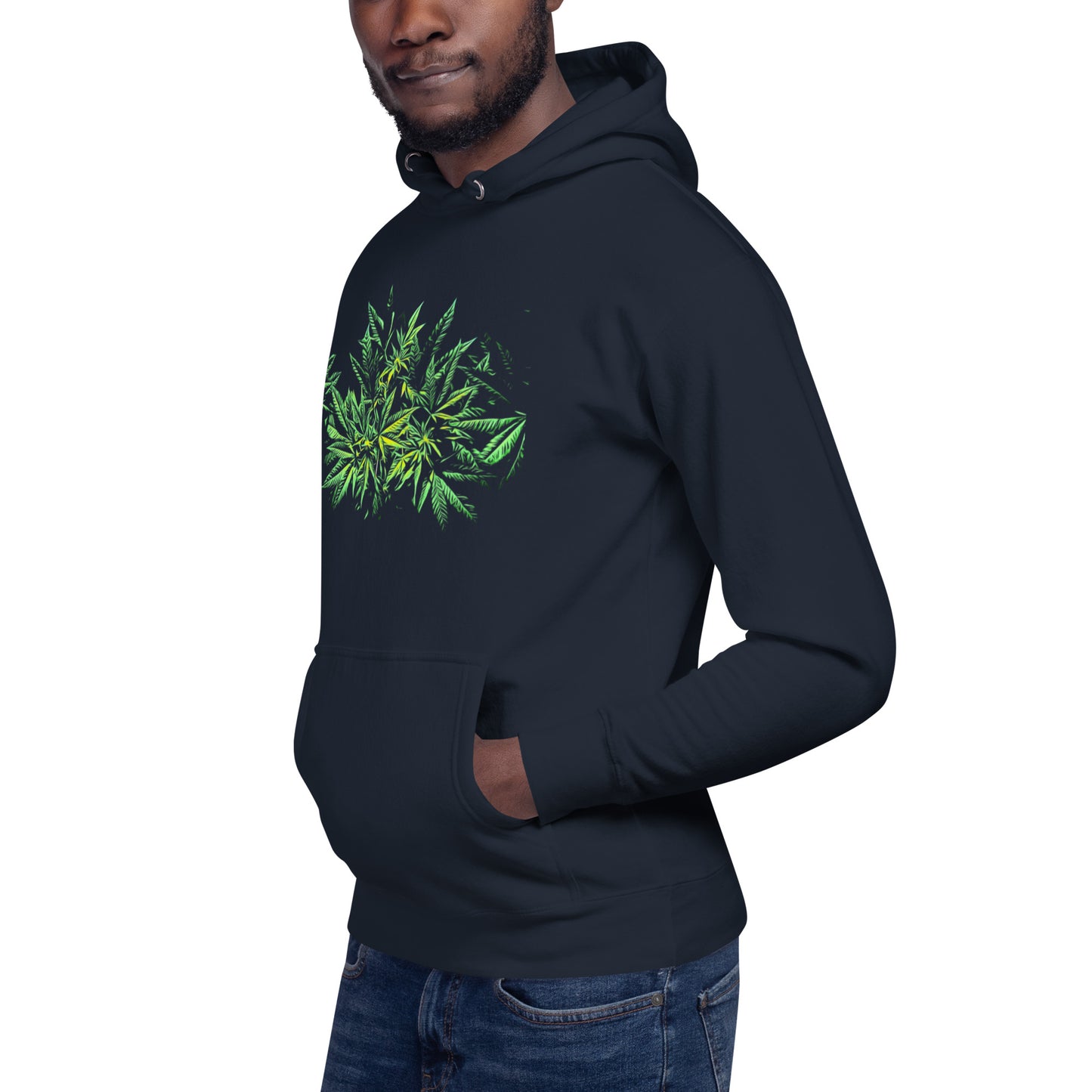 Flowering Hybrid Cannabis Plant Unisex Hoodie