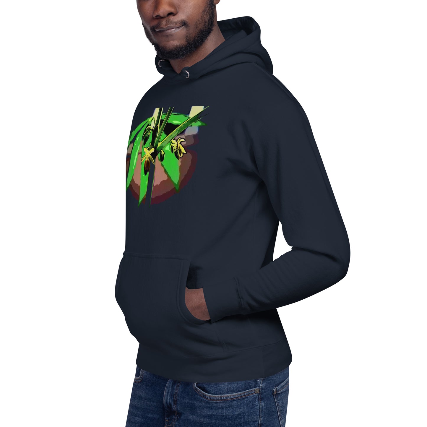 Male Flowering Cannabis Plant Unisex Hoodie