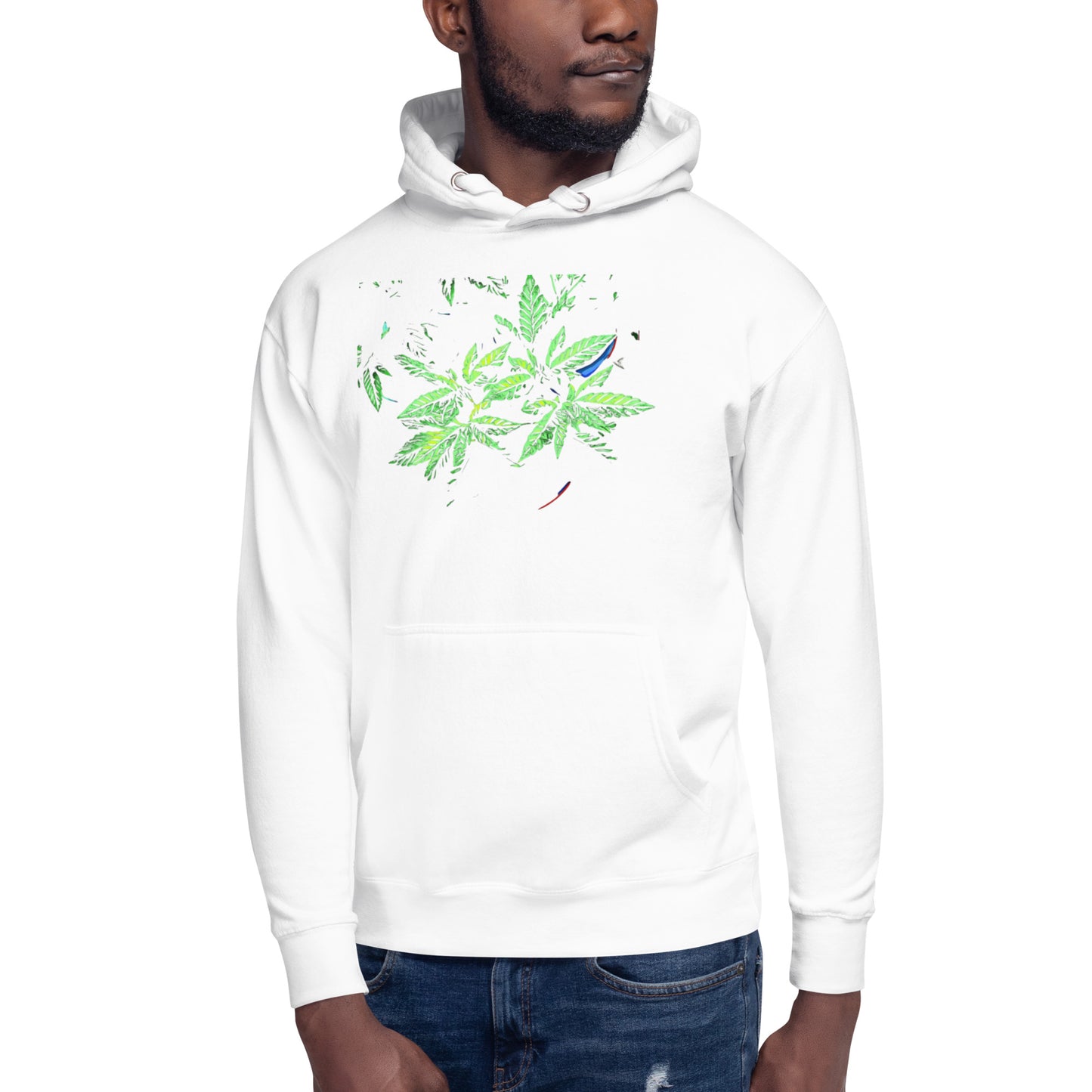 Butterfly Leaf Cannabis Plant Unisex Hoodie