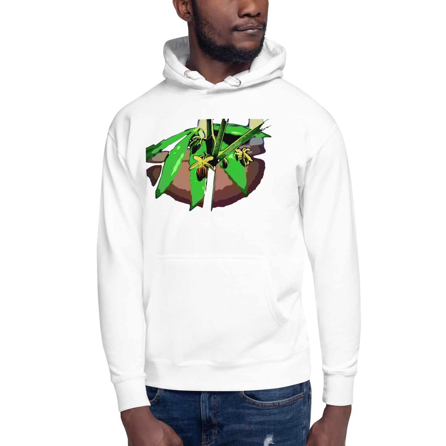 Male Flowering Cannabis Plant Unisex Hoodie