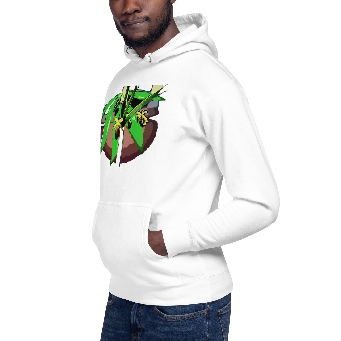 Male Flowering Cannabis Plant Unisex Hoodie