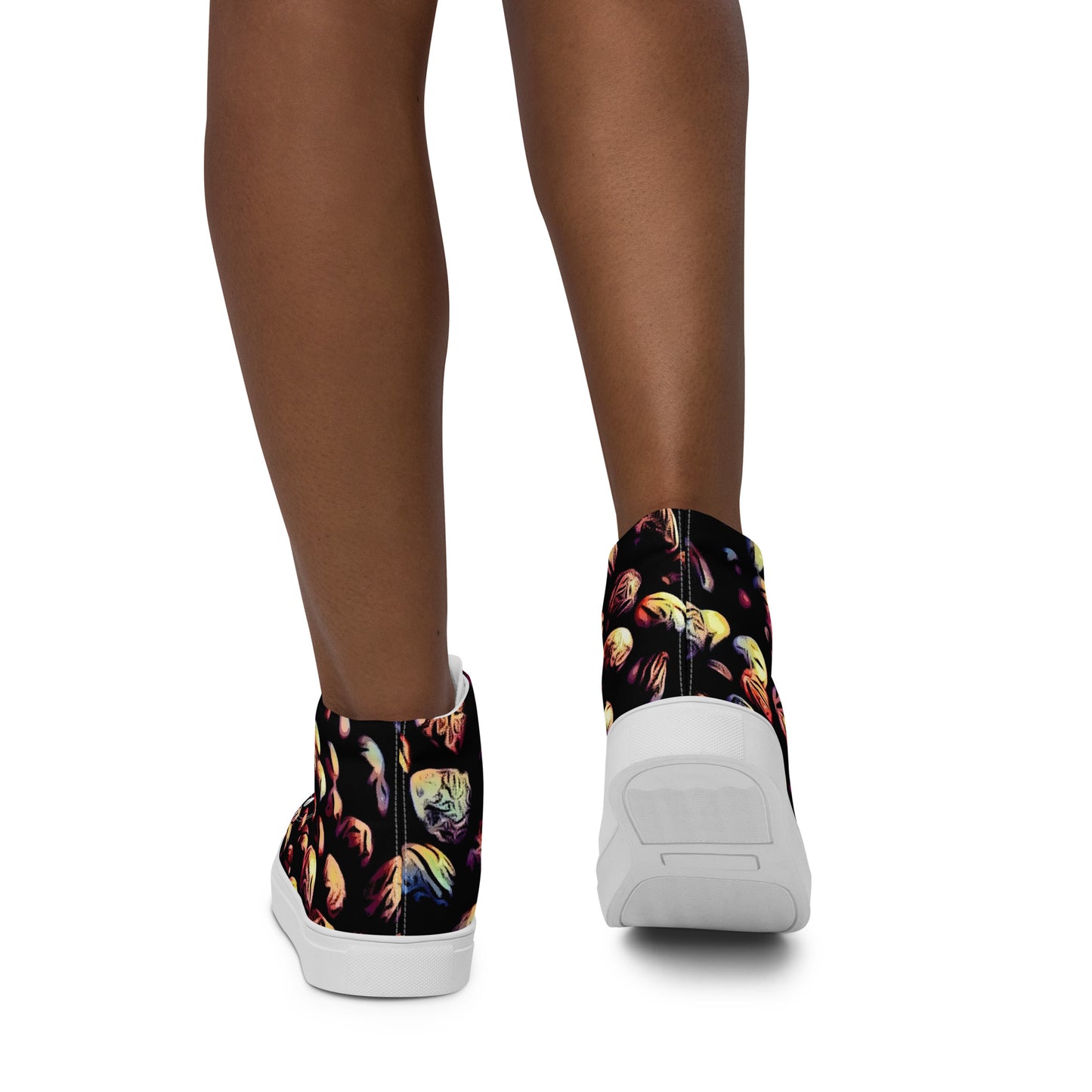 Lovely Beans Cannabis Seeds Women’s high top canvas shoes